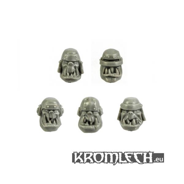 Armoured Orc Heads (10)