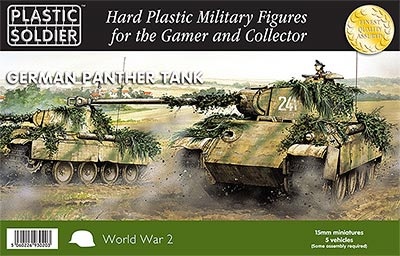 15mm: German Panther D, A and G (5)